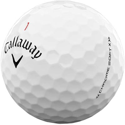 Callaway Golf 2022 Chrome Soft X Golfbälle Weiss Weiss, Weiss Weiss