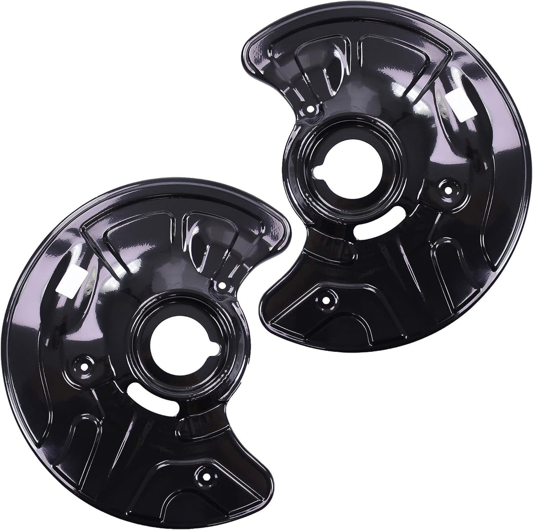 BESTPRICE 2x Ankerblech vorne links & rechts Spritzbelch Deckblech für Bremsscheibe Kompatibel mit M