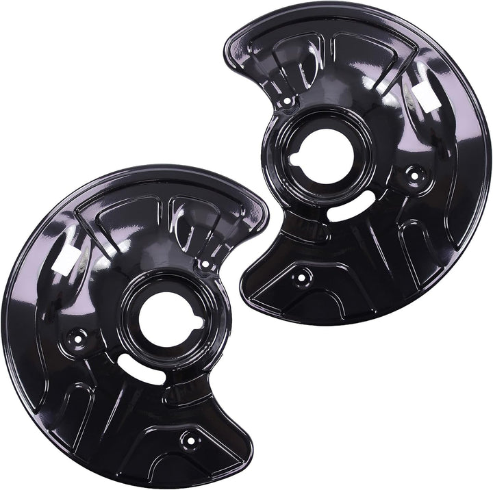 BESTPRICE 2x Ankerblech vorne links & rechts Spritzbelch Deckblech für Bremsscheibe Kompatibel mit M