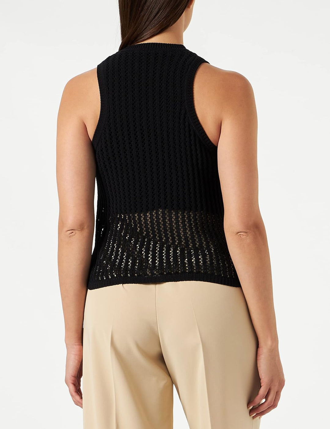 HUGO Damen Slonisa Knitted_TOP L Black1, L Black1