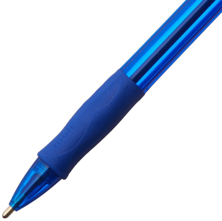BIC Velocity Druckkugelschreiber, blau Tinte, 1,6 mm, Bold, Dutzend