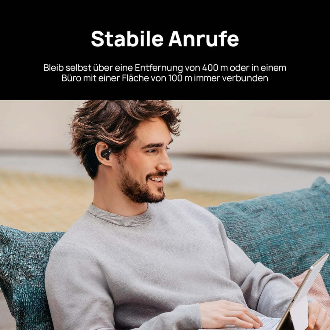 HUAWEI FreeArc Open-Ear-Kopfhörer, Bluetooth-Kopfhörer mit Sterling Sound, optimalen Halt und Komfor
