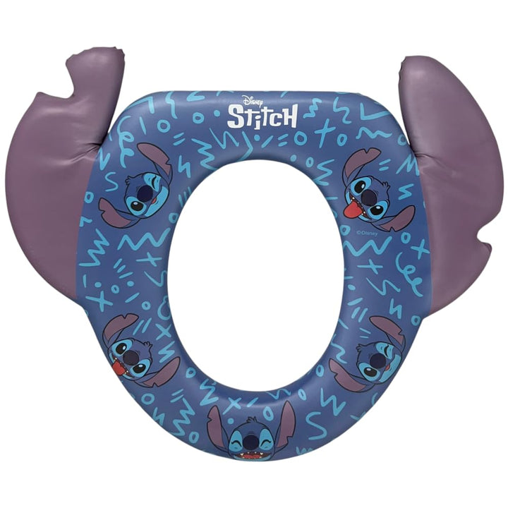 Toilettensitz Stitch für Kinder, universell, Disney, 38 x 34 cm, ergonomisch, bequem und sicher, lei