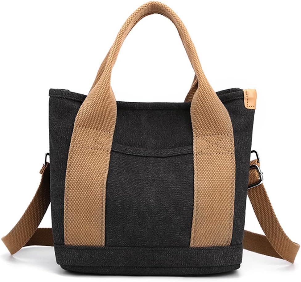 CORIOS Damen Umhängetasche Canvas Handtasche Schultertasche Kleine Kapazität Henkeltaschen Casual Tr
