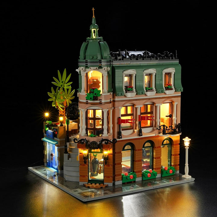 BRIKSMAX Led Beleuchtungsset für Lego Creator Expert Boutique-Hotel - Compatible with Lego 10297 Bau