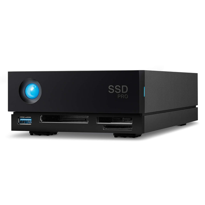 LaCie 1big Dock SSD Pro 2TB externe Festplatte, Thunderbolt 3, Card Reader, PC & Mac, inkl. 5 Jahre