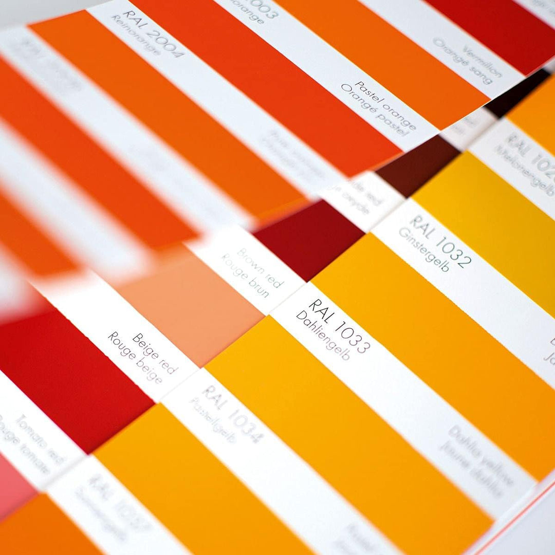 RAL K1 Farbfächer, 213 Farben, glänzend, 1 Spiralblock, 3 Sprachen
