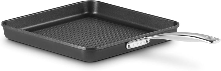 Le Creuset Aluminium-Antihaft Grillpfanne, 28 cm, Mit Rillen, Für alle Herdarten inkl. Induktion gee