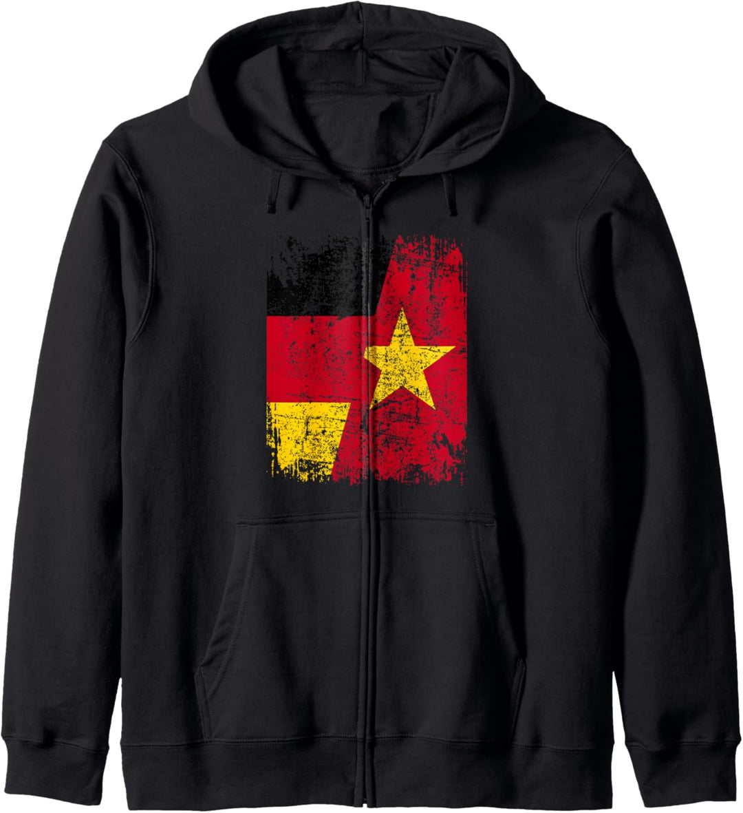 VIETNAM DEUTSCHLAND Flagge | Damen Herren Kinder | Vietnam Kapuzenjacke
