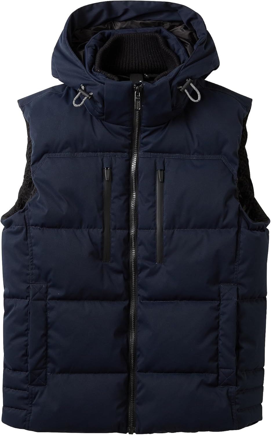 TOM TAILOR Herren Puffer Steppweste mit Abnehmbarer Kapuze L 10668-sky Captain Blue, L 10668-sky Cap