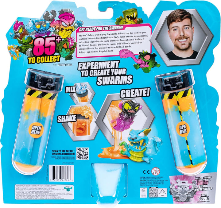 MRBEAST LAB Swarms, Atomic-Serie, Mega-Labor-Packung, Experiment, Wasser hinzufügen, Reagenzglas sch