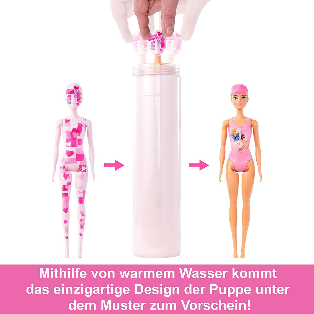 Barbie Color Reveal Totally Denim Puppensortiment - 6 Überraschungen inklusive Puppe, inspiriert von