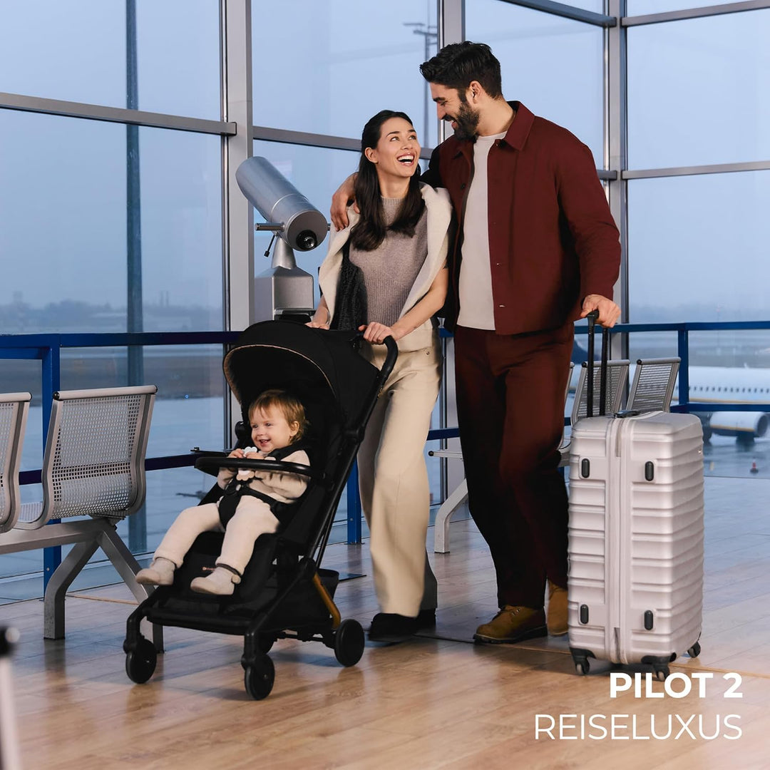 Kinderkraft PILOT 2 Kinderwagen, Liegebuggy, Sportwagen, Innovatives Klappsystem, Kleine Masse nach