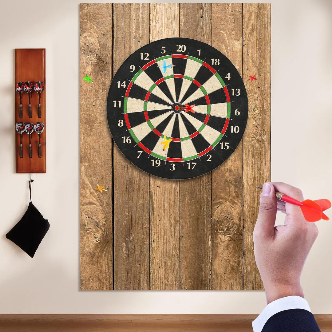 KEAGAN Holzmaserung Dartscheibe Wandschutz Dartscheibe Surround Wandschutz Filz Dartscheibe Wandschu