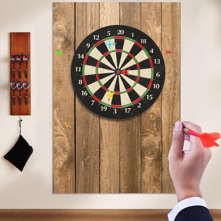 KEAGAN Holzmaserung Dartscheibe Wandschutz Dartscheibe Surround Wandschutz Filz Dartscheibe Wandschu