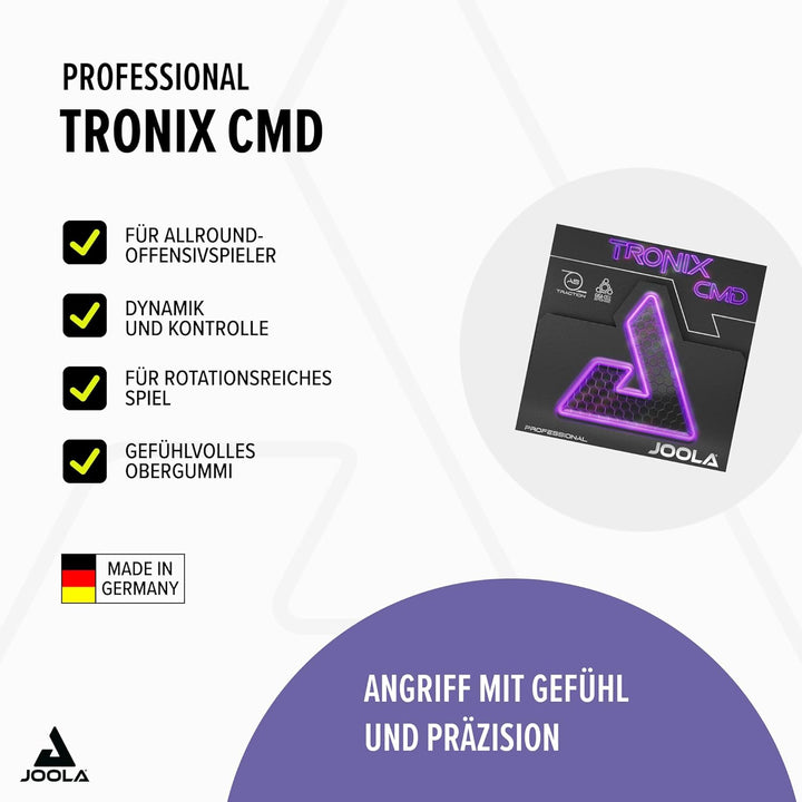 JOOLA Tronix CMD Rubber Blau 2.3, Blau 2.3