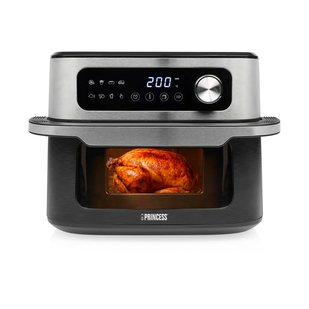 Princess MaxiCrisp Heissluftfritteuse, 10 L XXL-Kapazität, 1700 W, 8 Automatische Programme, Digital