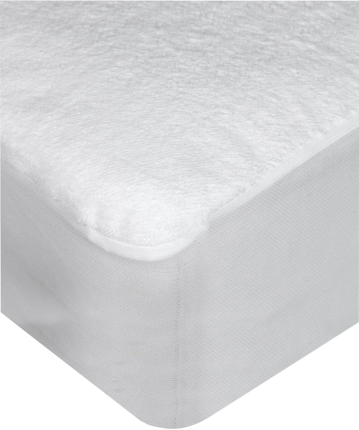Vertbaudet Matratzenschoner, Mikrofaser, wasserdicht, weich, 40 x 80 cm, Weiss 40_x_80_cm Weiss, 40_