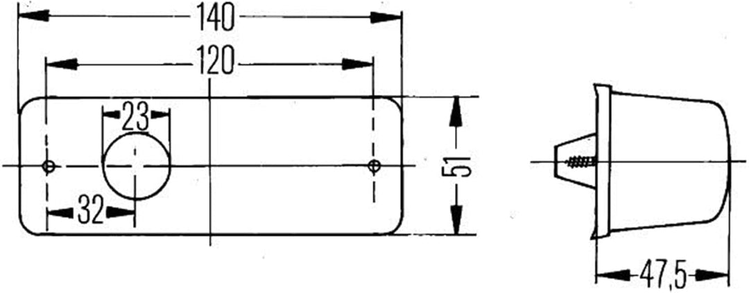 HELLA 2BM 006 692-011 Zusatzblinkleuchte - Glühlampe/Halogen - 24/12/12/24V links, links