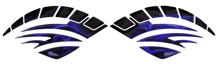 BIKE-label Seitentank Tankpad Flame Blue Flammen kompatibel für Suzuki 810006