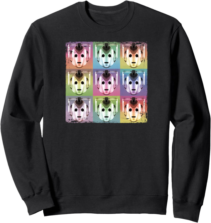 Doctor Who Pop-Art-Cyberman Sweatshirt