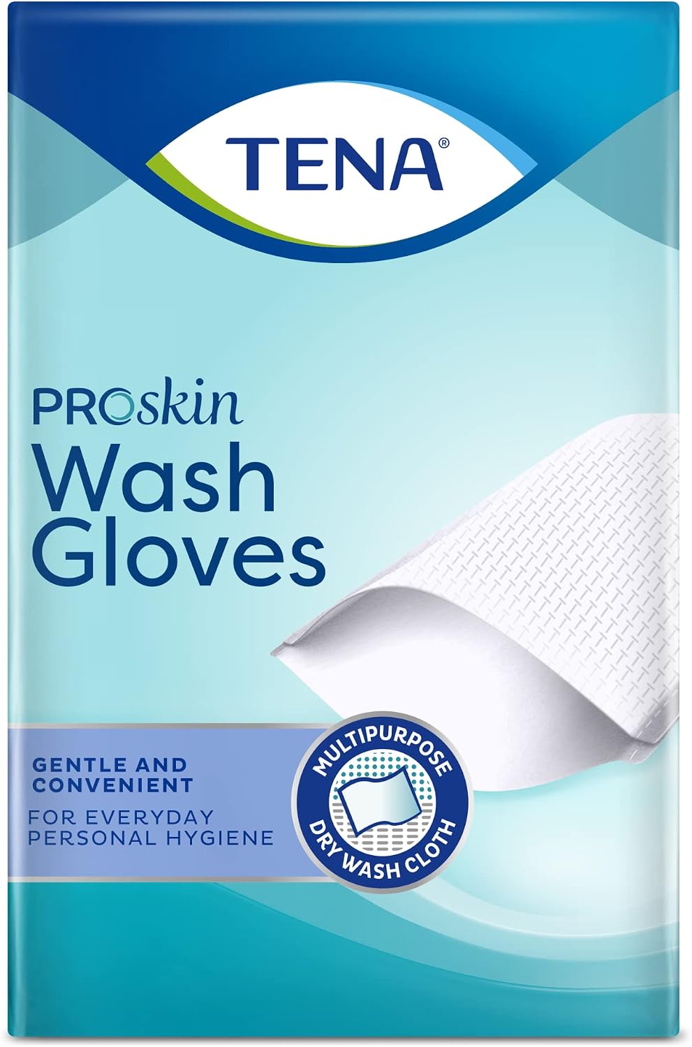 Waschhandschuh TENA Wash Glove unfoliert(6x200Stk), Wasch- und Handtücher