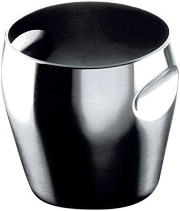 Alessi Weinkühler, Edelstahl, schwarz, 8.5 x 20.5 x 17.5 cm