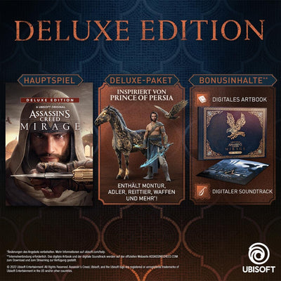 Assassin's Creed Mirage: Deluxe Edition [Playstation 5] - Uncut PlayStation 5 Deluxe, PlayStation 5