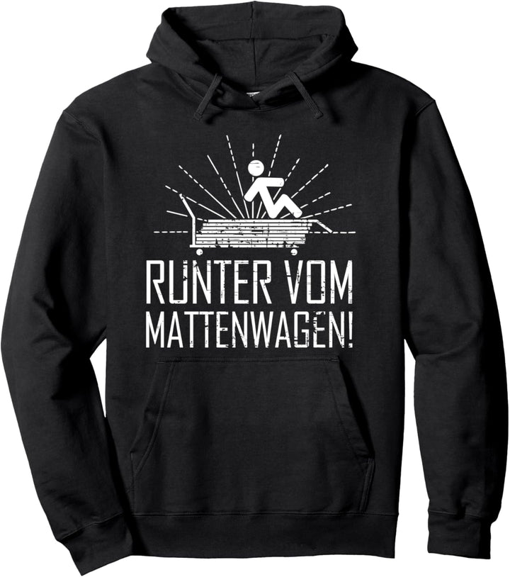 Runter vom Mattenwagen Sportlehrer Lehramt Vintage Geschenk Pullover Hoodie