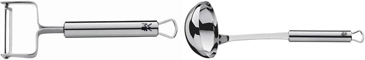 WMF Profi Plus Sparschäler 17 cm, Gemüseschäler rostfrei, Cromargan Edelstahl teilmattiert, spülmasc