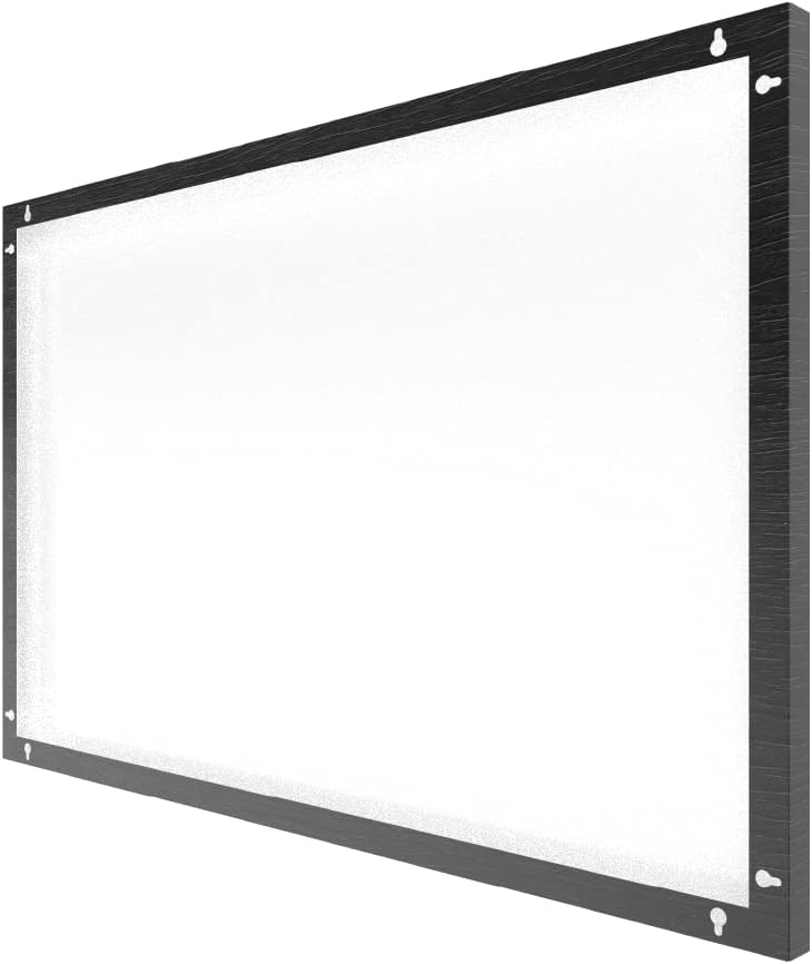 ALLboards Metallische Magnettafel GRAUES HOLZ 60x40cm MetalBoards Memoboard für jede Art von Magnete