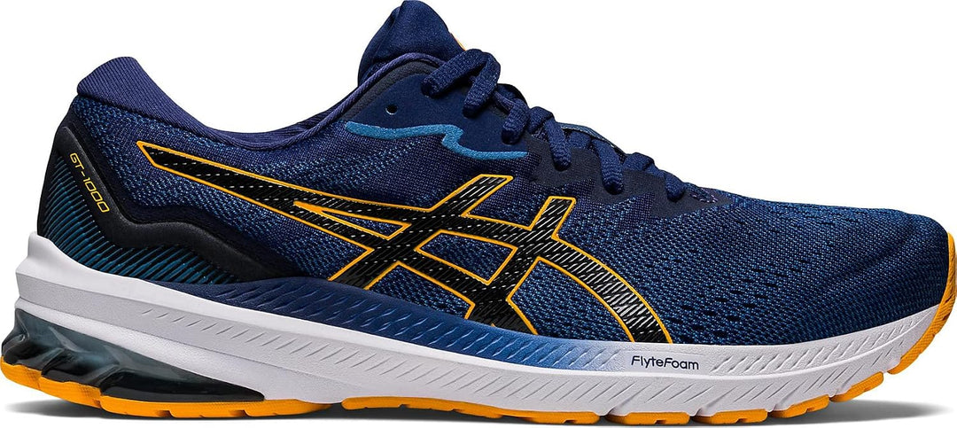 ASICS Unisex Kinder Gt-1000 11 Gs Sneaker 42 EU Azure Black, 42 EU Azure Black
