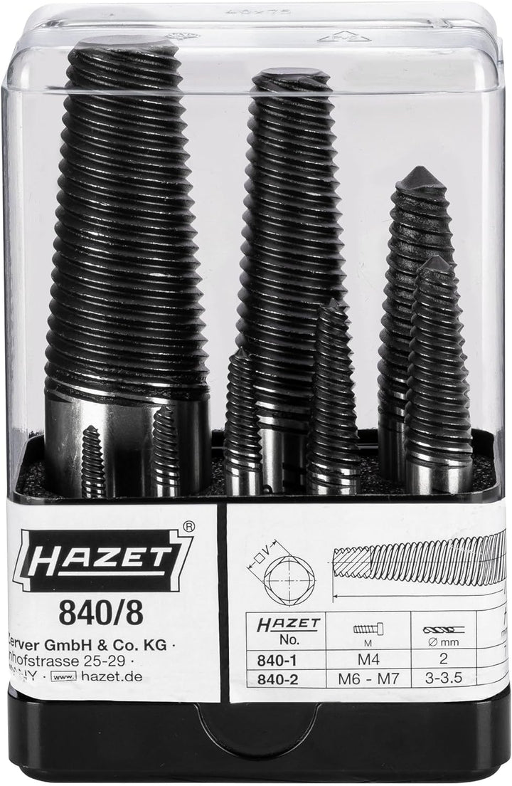 HAZET 840/8 Schraubenausdreher-Satz
