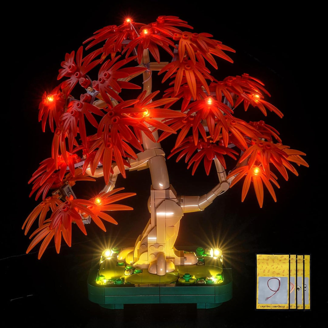 Led Licht Set Kompatibel mit Lego 10348 Japanese Red Maple Bonsai Tree (Kein Modell), Dekorationsbel