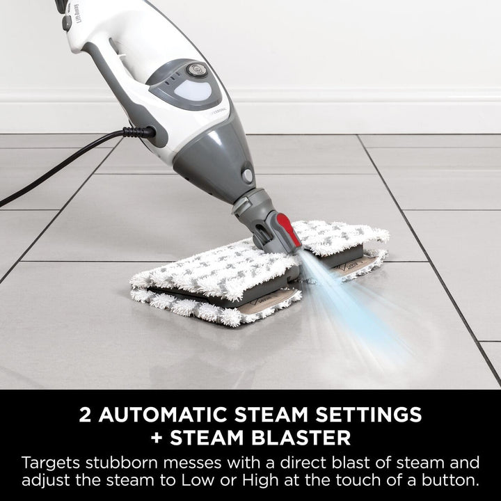 Shark [S6005UK] Dampfreiniger, 1050 W, Grau & Weiss 3 in 1, 3 in 1