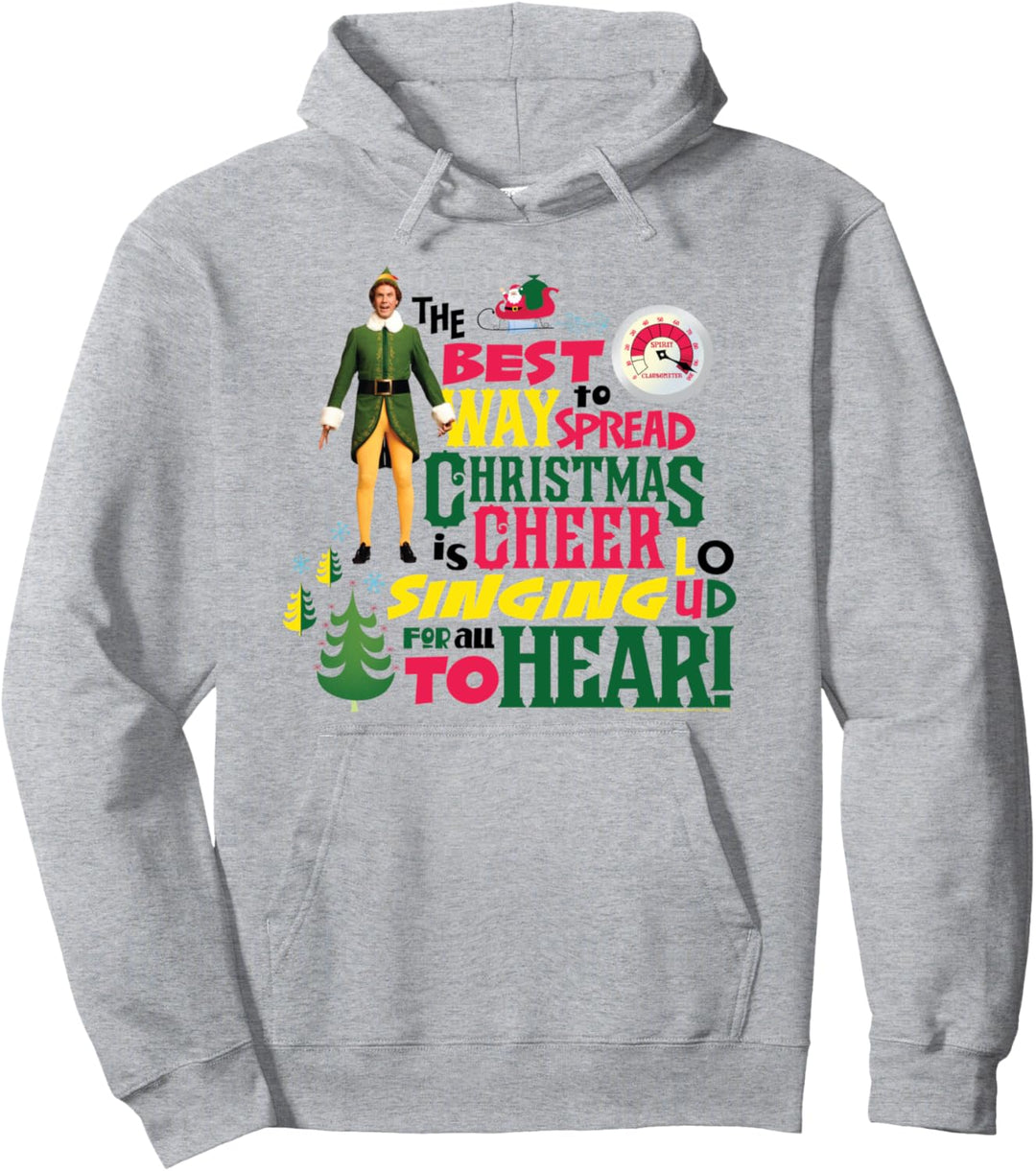 Weihnachten Elf Christmas Cheer Pullover Hoodie