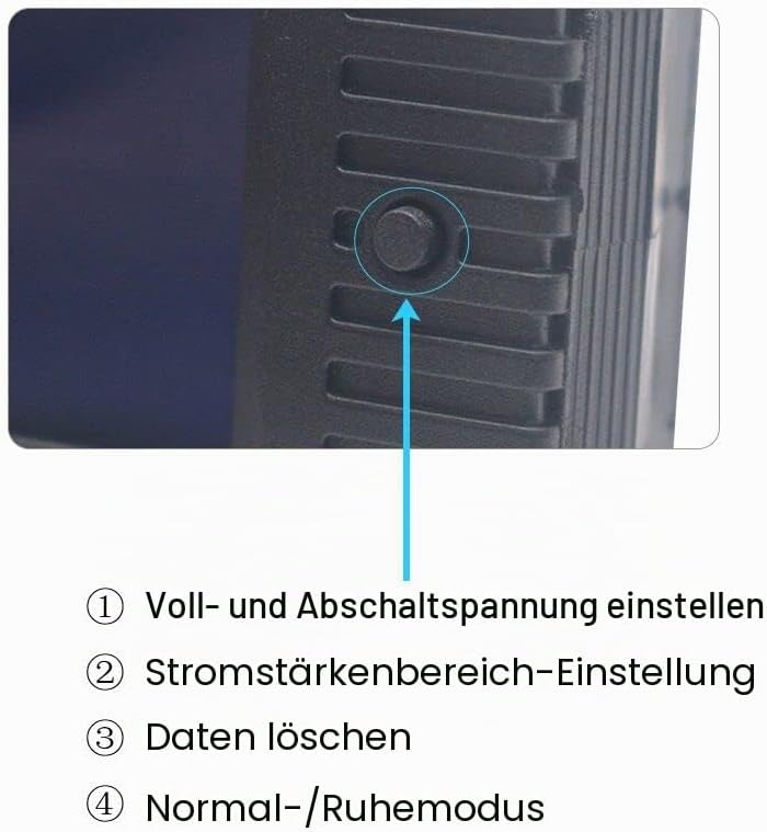 DC Voltmeter Amperemeter Energiezähler Batterie Monitoranzeige LCD Digital Multimeter für Auto Solar