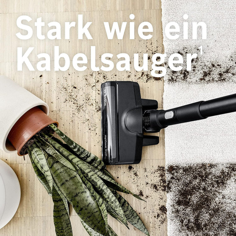 Bosch Akku-Staubsauger Unlimited Gen2 Serie 8 BKS8214W, beutellos, bis 45 Min Laufzeit, austauschbar