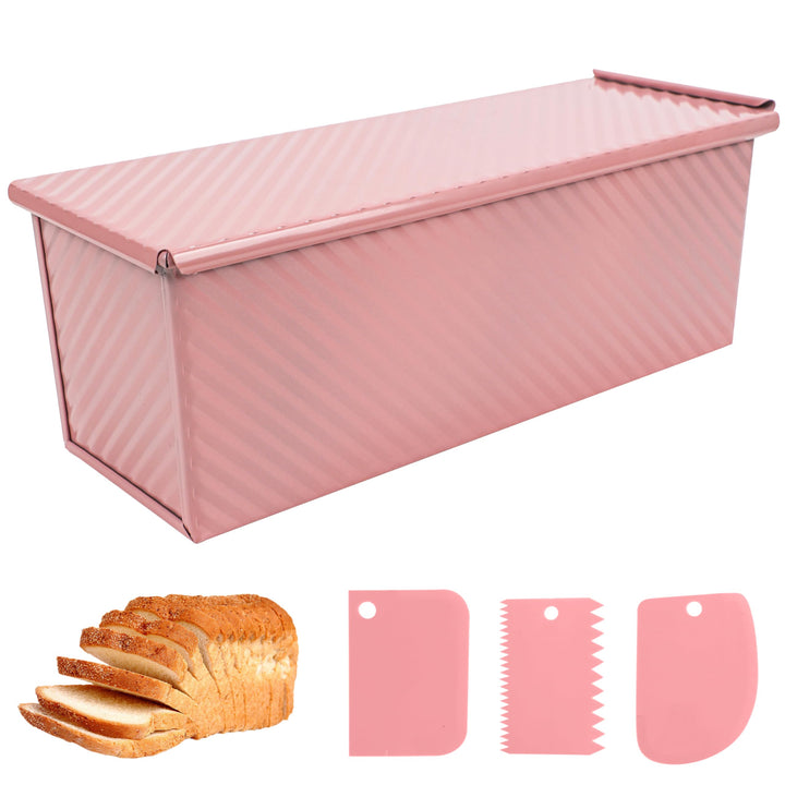 Pullman-Kastenform mit Deckel, 33 cm, perfekt zum Backen von professionellem Sandwichbrot, antihaftb