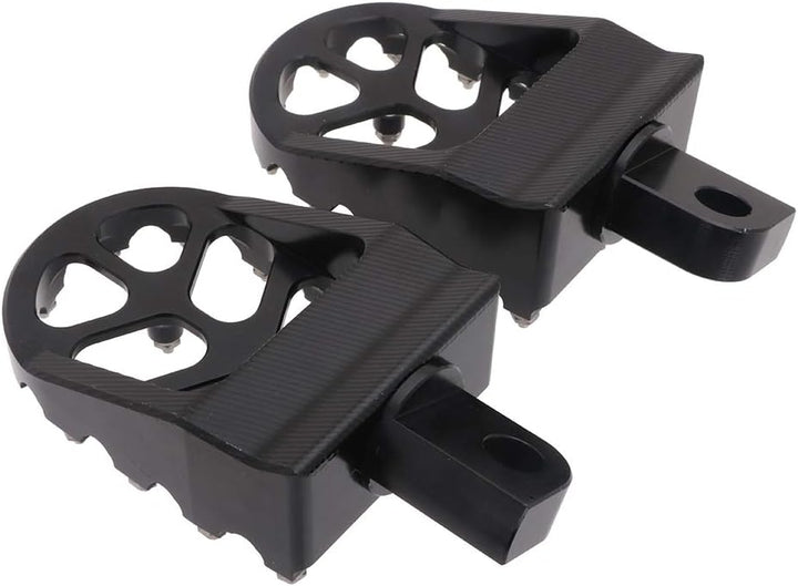 JFG Racing CNC-Billet-Fussrasten für – 360 ° drehbare breite Fussrasten für Dyna Iron 883 Sportster