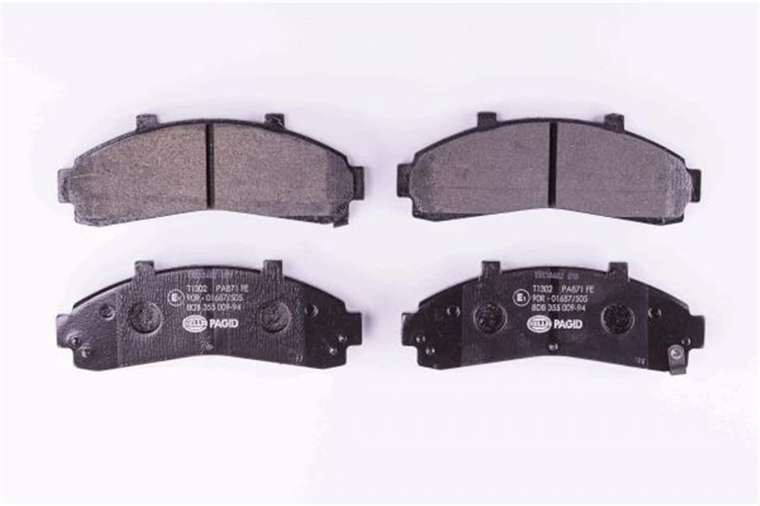 HELLA PAGID 8DB 355 009-941 Bremsbelagsatz - T1302 - Dicke/Stärke: 17mm - Bremssystem: Wagner - mit