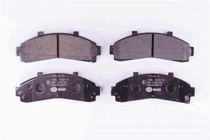 HELLA PAGID 8DB 355 009-941 Bremsbelagsatz - T1302 - Dicke/Stärke: 17mm - Bremssystem: Wagner - mit