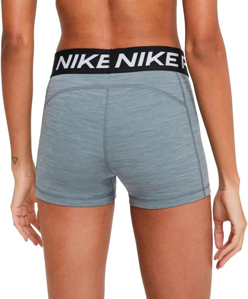 Nike Damen Shorts W Np 365 Short 3in L Smoke Grey/Htr/Black/Black, L Smoke Grey/Htr/Black/Black