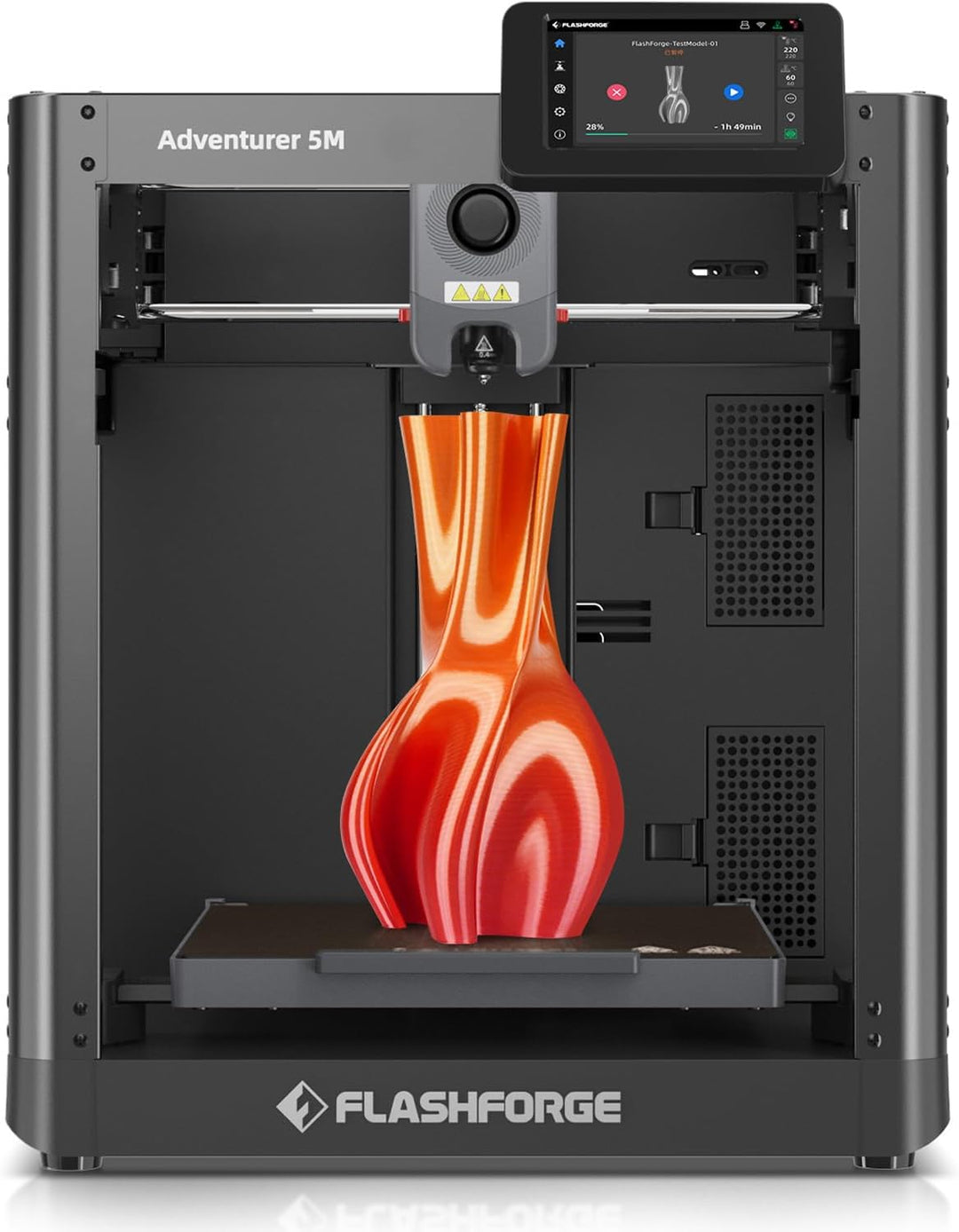 FLASHFORGE Adventurer 5M 3D Drucker, Voll Auto-Kalibrierungsdruck mit 1-klick Max 600mm/s Geschwindi