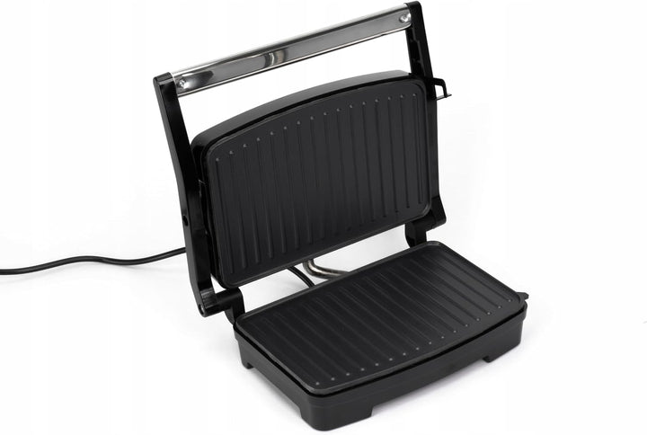 Sandwichmaker, Panini-toaster, Elektrischer Grill, Schwarz, 1000W