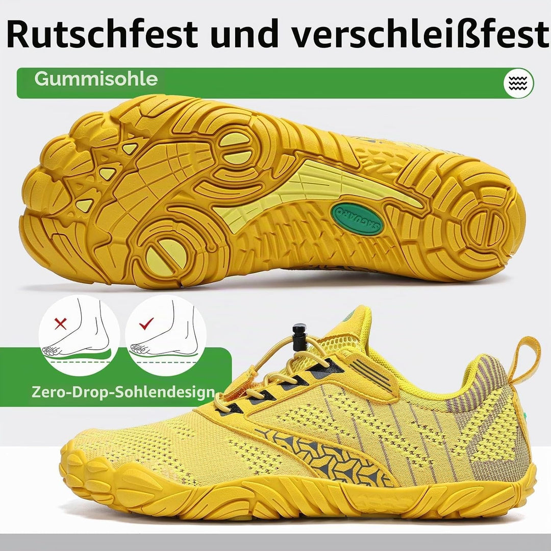 SAGUARO Unisex Barfussschuhe Damen Minimalistische Fitnessschuhe Herren Outdoor Wanderschuhe Trailla
