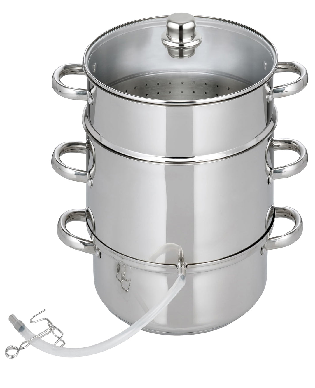 ELO Galactica Entsafter 26cm, Set 5-teilig, Dampfentsafter, energiesparender Kapselboden, vitaminsch