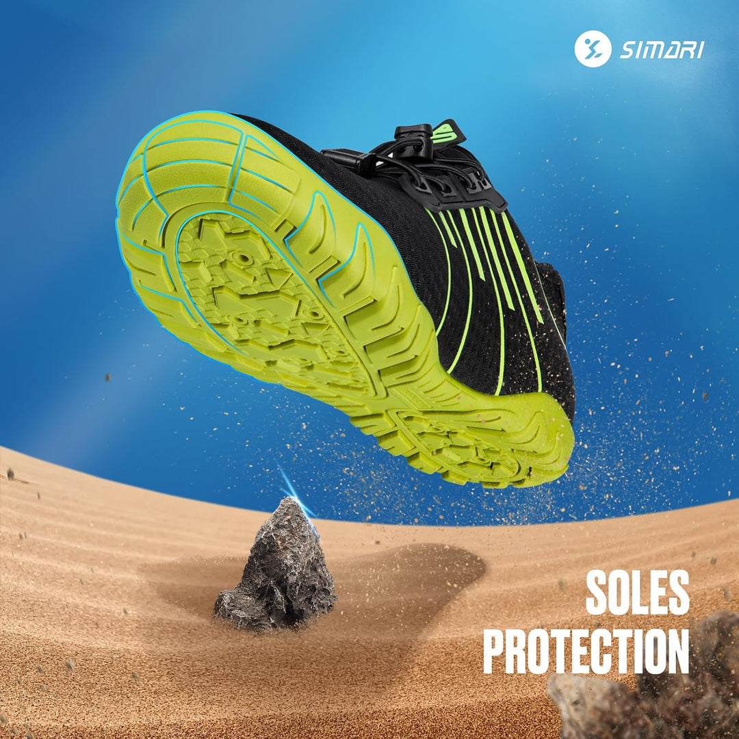 SIMARI WP001 Wasserschuhe für Damen und Herren, schnelltrocknend, für Barfuss, Tauchen, Schwimmen, S