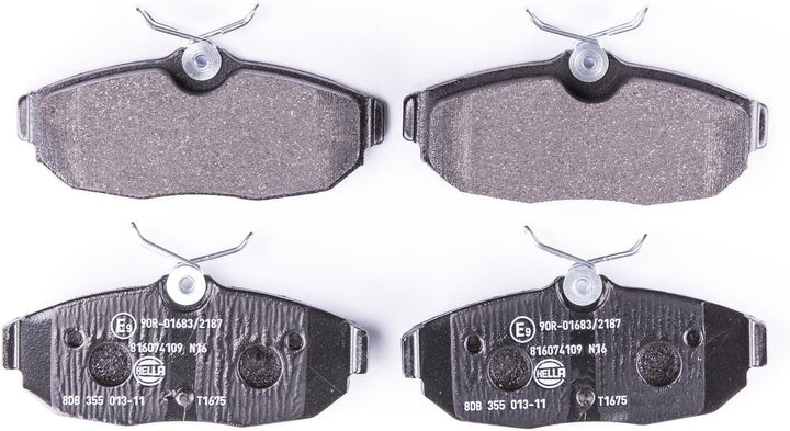 HELLA PAGID 8DB 355 013-111 Bremsbelagsatz - T1675 - Dicke/Stärke: 17.3mm - Bremssystem: Lucas - nic