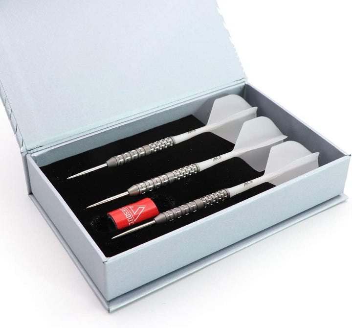 CUESOUL Dazzling 22g Stahlspitze 90% Wolframpfeil Set Mattierte Oberfläche mit ROST Flügen CSDZ-DZY0